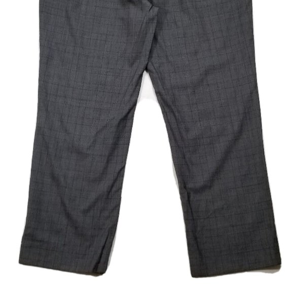 THEORY Jake W U_ Steep Twill Plaid Wool Dress Pants 5619E1M - Picture 6 of 12